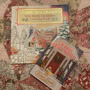 Debbie Macomber Hardback Dear Santa & Very Merry Christmas Coloring Book